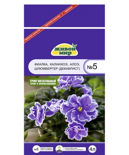 Грунт Живой мир № 5, 4 л, РБ